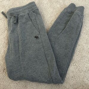 Kids Gray sweat Jogger Pants- Abercrombie size 9/10